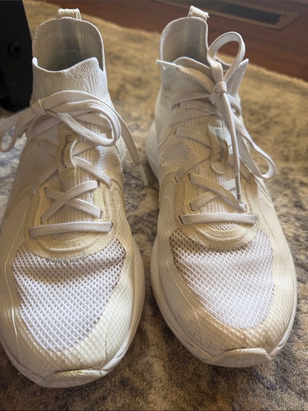 lululemon athletica Women’s Lace-Up Sneakers in Off-White/Cream